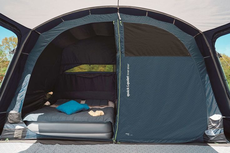 La cabine de couchage de cette tente est obscurcie&nbsp;<br>© Outwell