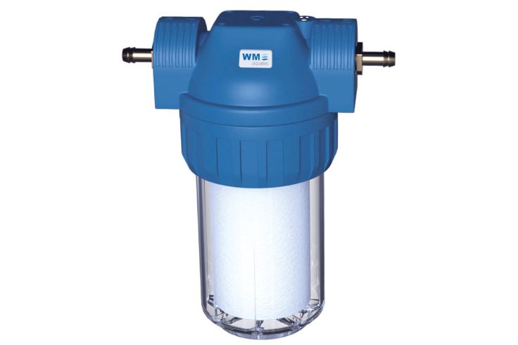 Le filtre PP de WM Aquatec élimine les matières solides comme le sable et la rouille.&nbsp;<br>© WM Aquatec